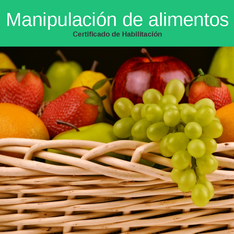Certificado de Habilitación en Manipulación de Alimentos