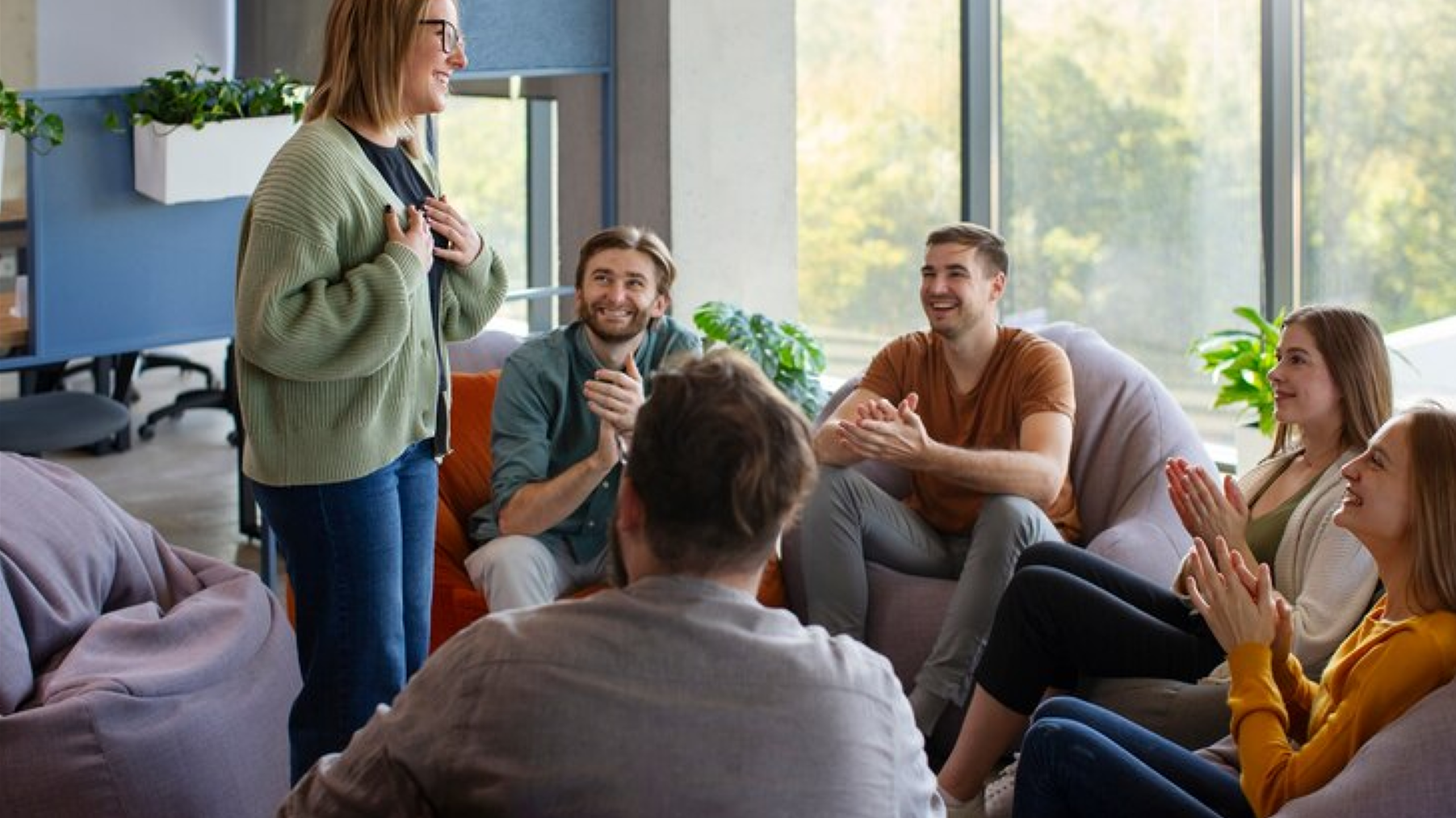 Personas reunidas